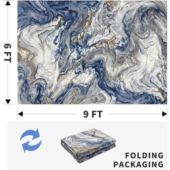 6x9 Area Rugs for Living Room Modern Abstract Rug for Bedroom for Dining Room - Picture 2 of 7